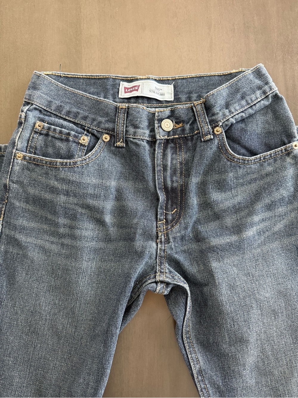 Levi's Boys Regular Fit Jeans - Blue Denim Size 12R
